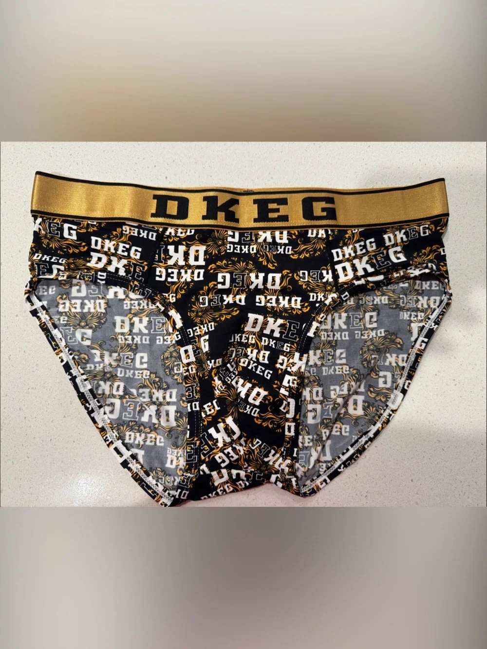 DKRG Black & Gold Logo Briefs
